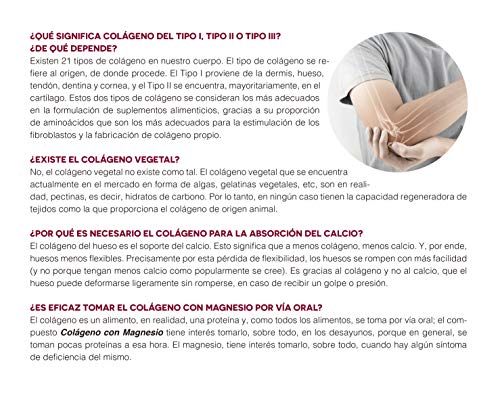 Ana Maria Lajusticia - Colágeno con magnesio – 900 comprimidos articulaciones fuertes y piel tersa. Regenerador de tejidos con colágeno hidrolizado tipos 1 y 2. Envase para 75 días de tratamiento.