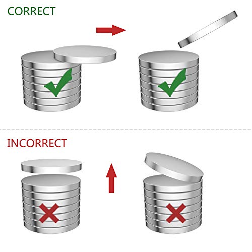 Anpro Imanes 10x2 mm 60 Piezas Pequeños Imanes Magnético Fuerte,Magnet Redondo Magnético Estupendo,Imán de Neodimio