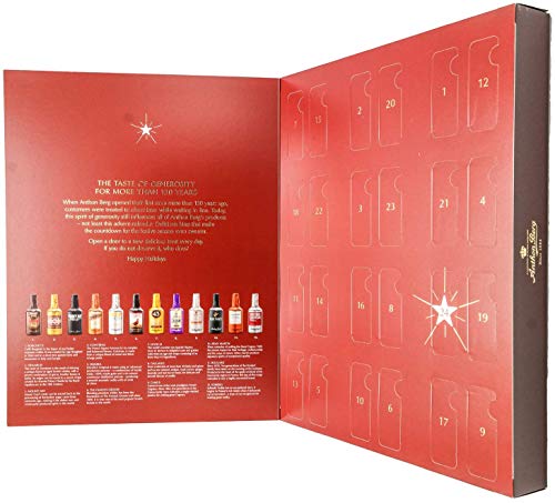Anthon Berg 24 días Licor de Chocolate Calendario de Adviento Rojo, 372g