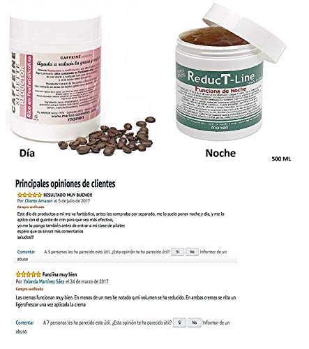 Anticelulítico Reductores DUO Noche & Dia xxl - REDUCTLINE & CAFFEINE REDUCTOR. Textura Gel. Todo Tipo de Piel. 2 X 500 ml.
