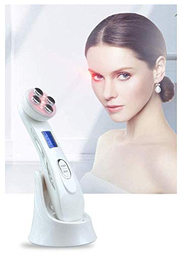 Aparato Facial de Radiofrecuencia Terapia de luz LED de 6 Colores Antiarrugas Antienvejecimiento Rejuvenecimiento Limpieza Profunda