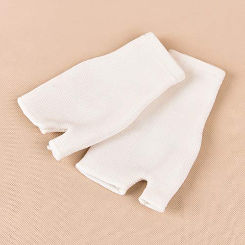 Apoyos 1pair Nueva Ultrafino Ventilar la muñeca Guardia Artritis Brace Ayuda de la Manga del Guante elástico Palma de la Mano de la muñeca (Color : White)