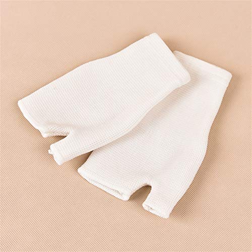 Apoyos 1pair Nueva Ultrafino Ventilar la muñeca Guardia Artritis Brace Ayuda de la Manga del Guante elástico Palma de la Mano de la muñeca (Color : White)