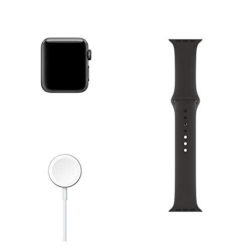 Apple Watch Series 3 Reloj Inteligente Gris OLED GPS (satélite) - Relojes Inteligentes (OLED, Pantalla táctil, GPS (satélite), 18 h, 26,7 g, Gris)