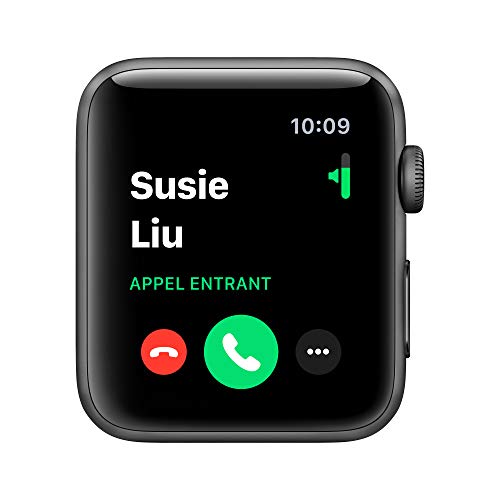 Apple Watch Series 3 Reloj Inteligente Gris OLED GPS (satélite) - Relojes Inteligentes (OLED, Pantalla táctil, GPS (satélite), 18 h, 32,3 g, Gris)