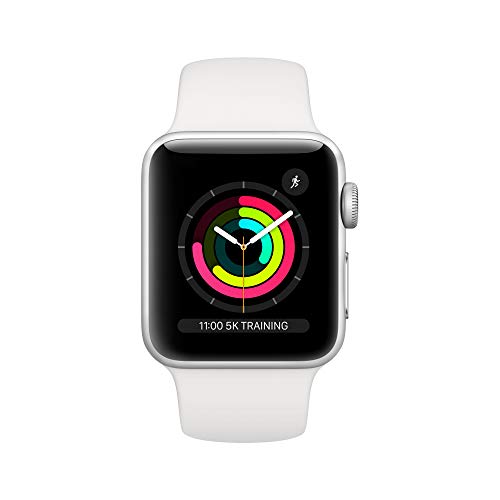 Apple Watch Series 3 Reloj Inteligente Plata OLED GPS (satélite) - Relojes Inteligentes (OLED, Pantalla táctil, GPS (satélite), 18 h, 26,7 g, Plata)