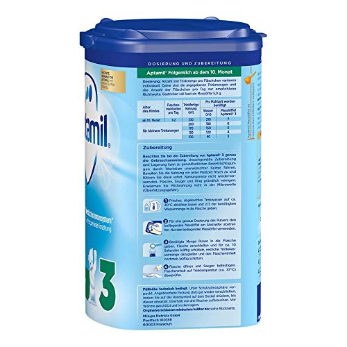 Aptamil 3 leche de continuación con Pronutra, 800g