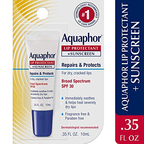 Aquaphor Reparador de Labios + Protector, Broad Spectrum SPF 30, .1 litro