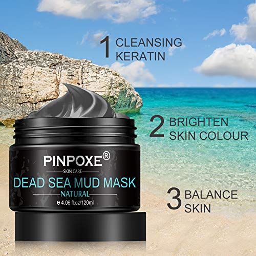 Arcillas Faciales, Mascarilla de Barro del Mar Muerto, Mascarillas Exfoliantes y Limpiadoras, Mascarillas Hidratantes, Puntos Negros Mascarilla, Reduce Poros, Acne, Piel Muerta, Espinillas