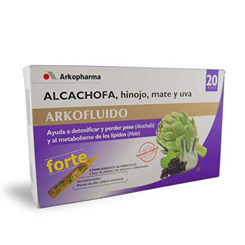 Arkopharma S.A Laboratorio Farmaceutico - Ampollas alcachofa con hinojo, mate y uva arkopharma