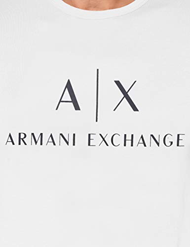 Armani Exchange 8nztcj Camiseta, Blanco (White 1100), X-Large para Hombre