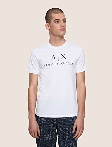 Armani Exchange 8nztcj Camiseta, Blanco (White 1100), X-Large para Hombre