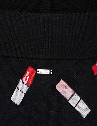 Armani Exchange Pencil Skirt Falda, Black Lipstick Jungle, S para Mujer