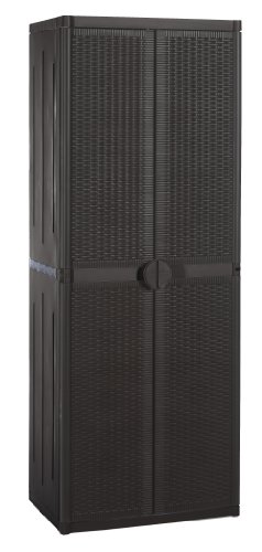 Armario Resina 4B C/Esc Ratan 65X45X172C