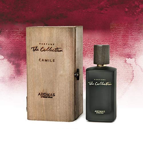 AROMAS ARTESANALES - Eau de Parfum Camile | Perfume con vaporizador para Hombres | Main olfactory notes oud wood and amberFragancia Masculina 100 ml | Notes o