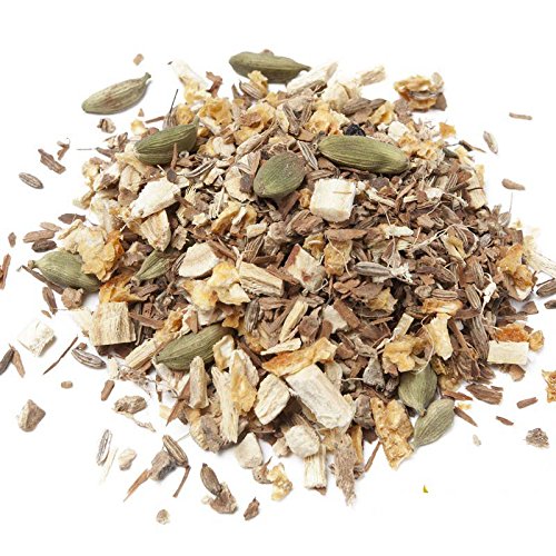 Aromas de Té - Infusión Antiestrés con Canela, Regaliz, Jengibre, Hinojo, Cáscara de Naranja y Cardamomo a Granel, 50 gr.