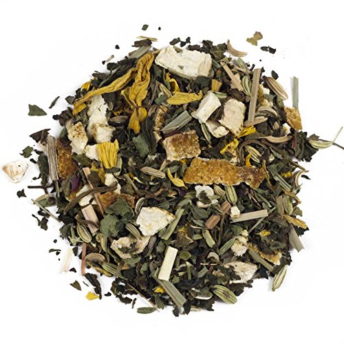 Aromas de Té - Infusión Hechizo Herbal - - Con Naranja, Hinojo, Ortiga, Hojas de Melisa y Flores de Girasol - Infusión Natural - Sin Gluten - 100 gr.