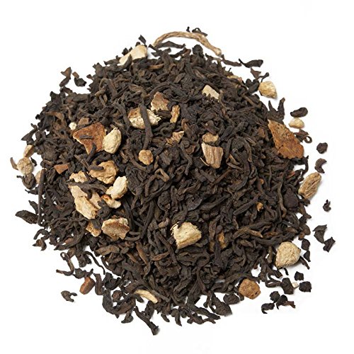 Aromas de té - Té Rojo Pu Erh Sabores de Oriente - Con Canela, Jengibre, Cáscara de Naranja y Vainilla - Especiado - Deliciosos Sabores De Oriente -100 gr