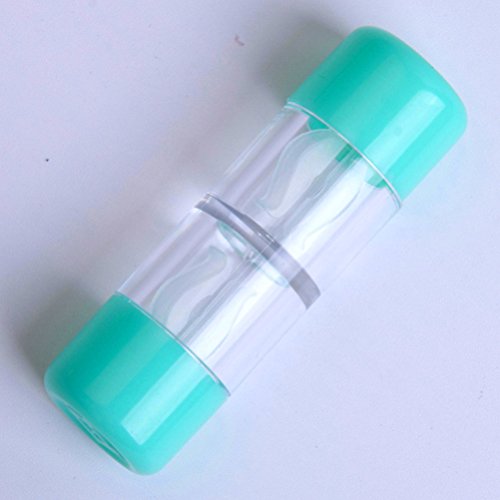 Artibetter Estuche para Lentes de Contacto rígido 4PCS Caja Protectora de Viaje para Lentes de Contacto (Rosa + Blanco + Azul + Verde)