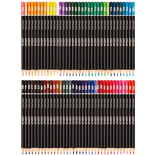 Artworx - Lápices de colores para artistas (72 unidades), color blanco