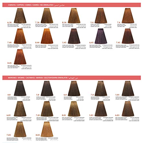 Arual Tinte Nº 7.45 Rubio Medio Cobrizo Caoba 1 Unidad 60ml
