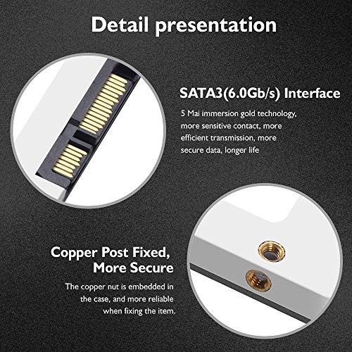 ASENNO 1TB 960GB 512GB 2,5 Pulgadas SSD con 1024 MB de Memoria SATAIII 6 GB/s de Disco Duro Interno de Estado sólido para Notebook Tablet PC de Escritorio