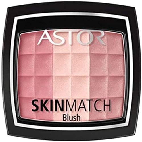 Astor SkinMatch Blush Colorete Tono 1 Rosy Pink, 8.25 g