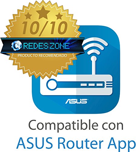 ASUS RT-AC66U - Router inalámbrico AC1750 Dual-band Gigabit (punto de acceso, USB, Triple VLAN y compatible con Ai Mesh wifi)