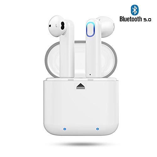 Auriculares Bluetooth 5.0 Ayuly Auriculares Inalámbricos Mini Twins Sonido Estéreo In-Ear Cascos Bluetooth Inalambricos de Carga para la Mayoría de Móviles
