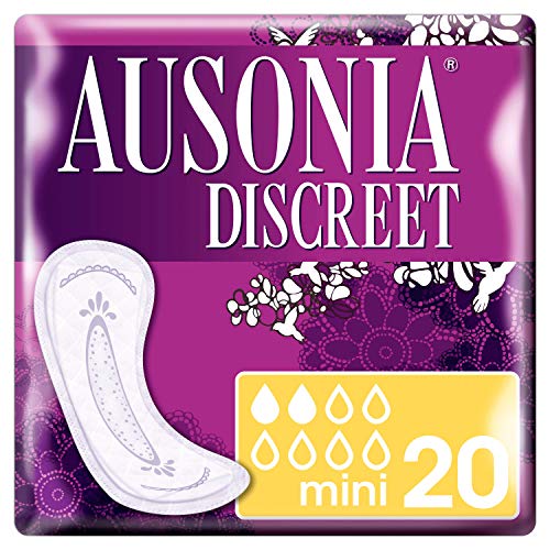 Ausonia Discreet - Compresas para pérdidas de orina mini para vejigas hiperactivas x 20