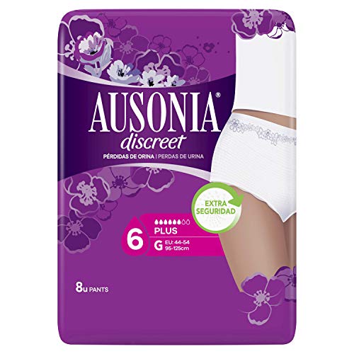 AUSONIA Discreet pants de incontinencia plus talla G paquete 8 uds