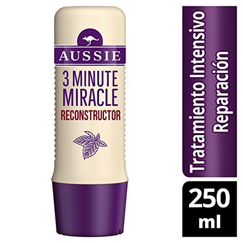 Aussie 3 Minute Miracle Reconstructor Tratamiento Intensivo, su Fórmula Reparadora Intensiva Suaviza y Revitaliza - 250 ml