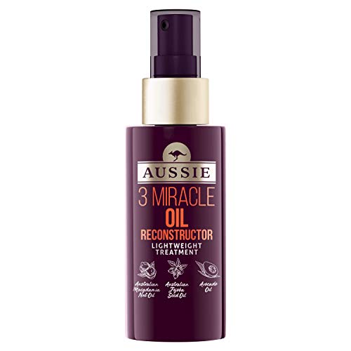 Aussie 3 Miracle, Aceite Reconstructor para cabello dañado, 100 ml
