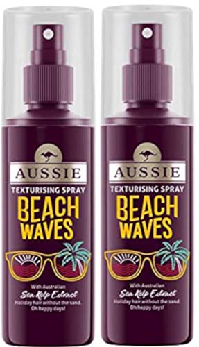 Aussie - Miracle Beach Waves Spray de 150 ml, 2 unidades, ¡Pelo de vacaciones todo el año!
