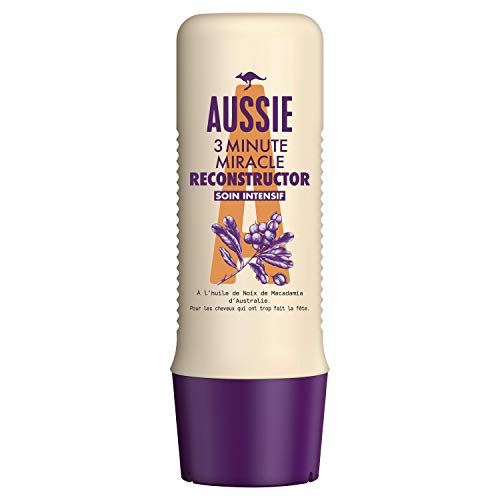 Aussie, Routine Capillaire, Repair Miracle et Reconstructor, à l'Huile de Graines de Jojoba, Shampoing 300ml, Après-shampoing 200ml et Soin Cheveux 250 ml