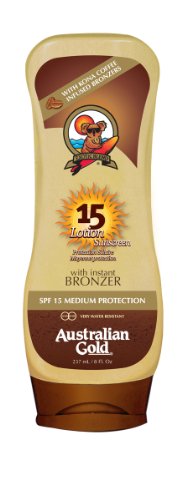 AUSTRALIAN GOLD Bronzer LOCION SPF15 237ML Unisex, Negro, Único