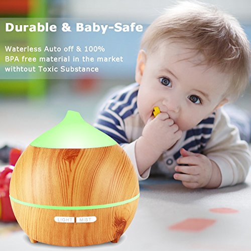 Avaspot Difusor de Aceites Esenciales, 250ml humidificador de Vapor frío