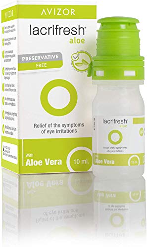 Avizor Lacrifresh Aloe 10ml. Frasco de 10ml de gotas oculares para aliviar los síntomas de la irritación ocular.