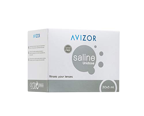 Avizor Solución Salina para todo tipo de lentes de contacto - 30 Ampollas