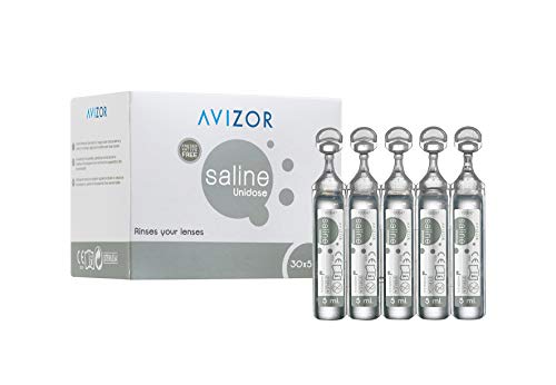 Avizor Solución Salina para todo tipo de lentes de contacto - 30 Ampollas