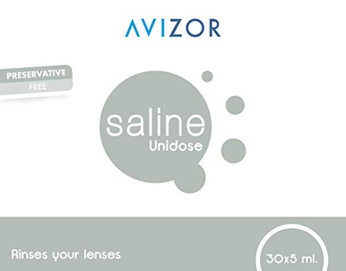 Avizor Solución Salina para todo tipo de lentes de contacto - 30 Ampollas