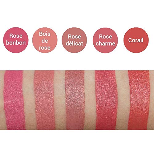 Avril – Le Crayon Rouge à Lèvres – Pintalabios, color rosa delicado, certificado ecológico, 2 g