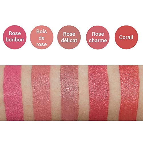 Avril – Le Crayon Rouge à Lèvres – Pintalabios, color rosa delicado, certificado ecológico, 2 g