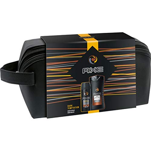 Axe Dark Temptation - Set de regalo (spray corporal 150 ml + gel de ducha 250 ml + bolsa de lavado)