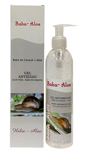 Babaloe 100020 - Gel antiarrugas corporal con baba de caracol y aloe vera, 250 ml