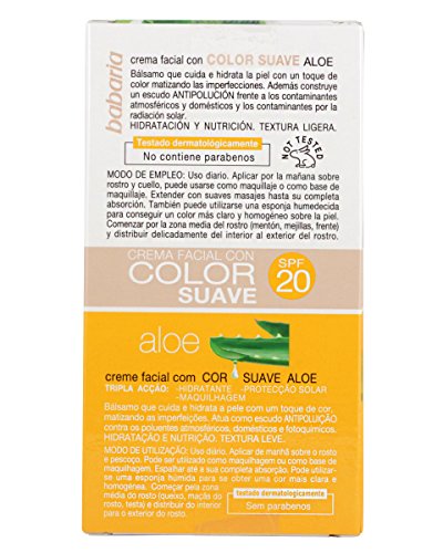 Babaria Aloe Vera Color Bb Cream Spf20 50 ml