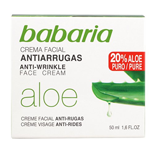 Babaria Crema Facial Antiarrugas 20% Aloe Vera de Manos y Desodorante Roll-On - 225 ml