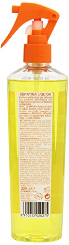 Babaria Natural Hair Line - Keratina Líquida reforzado con biotina - sin aclarado para cabellos estropeados, Multicolor - 300 ml