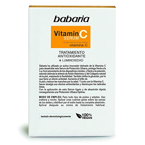 Babaria Serum Vitamina C Antioxidante Luminosidad 30 ml