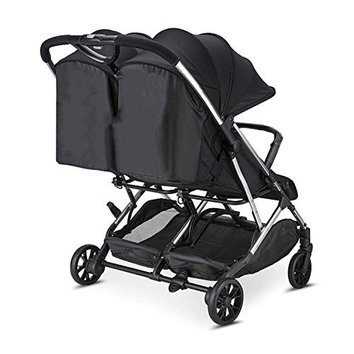 Babify Twin Air Silla de Paseo Gemelar, ligera y compacta - Homologada hasta 22 kg - Color Soft Grey